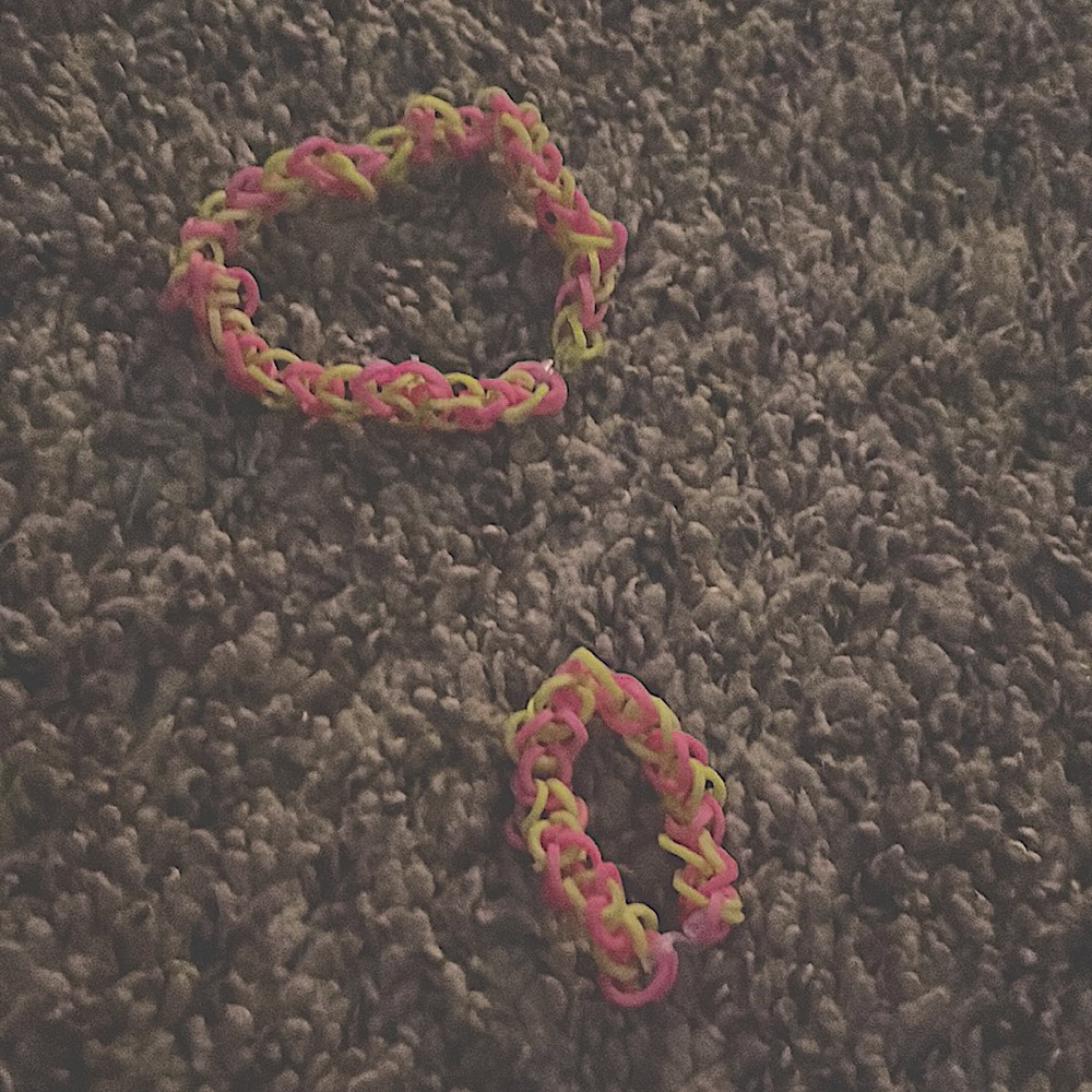 Neon bracelet and choker